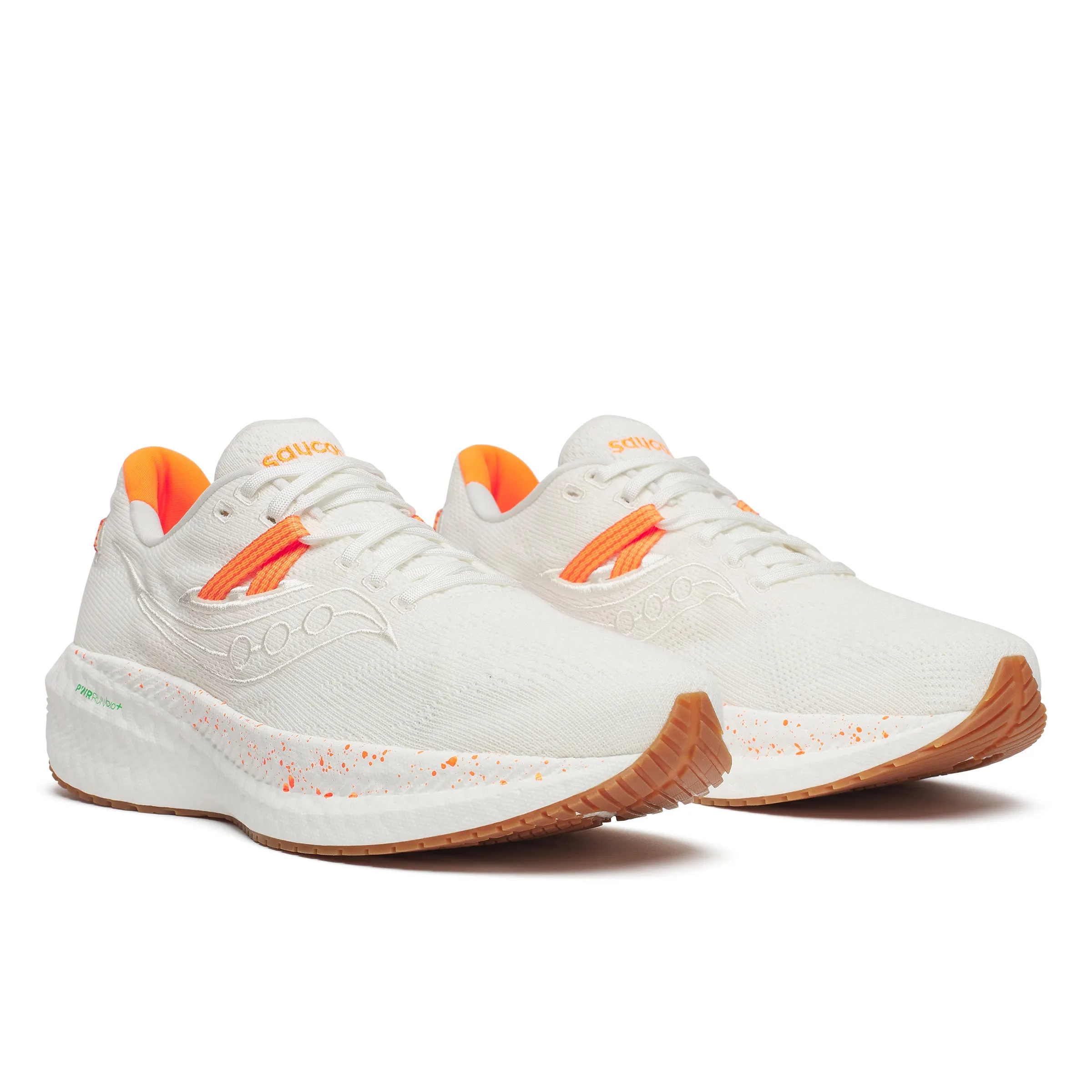 Saucony Men's Triumph RFG Running Shoes White / Viziorange