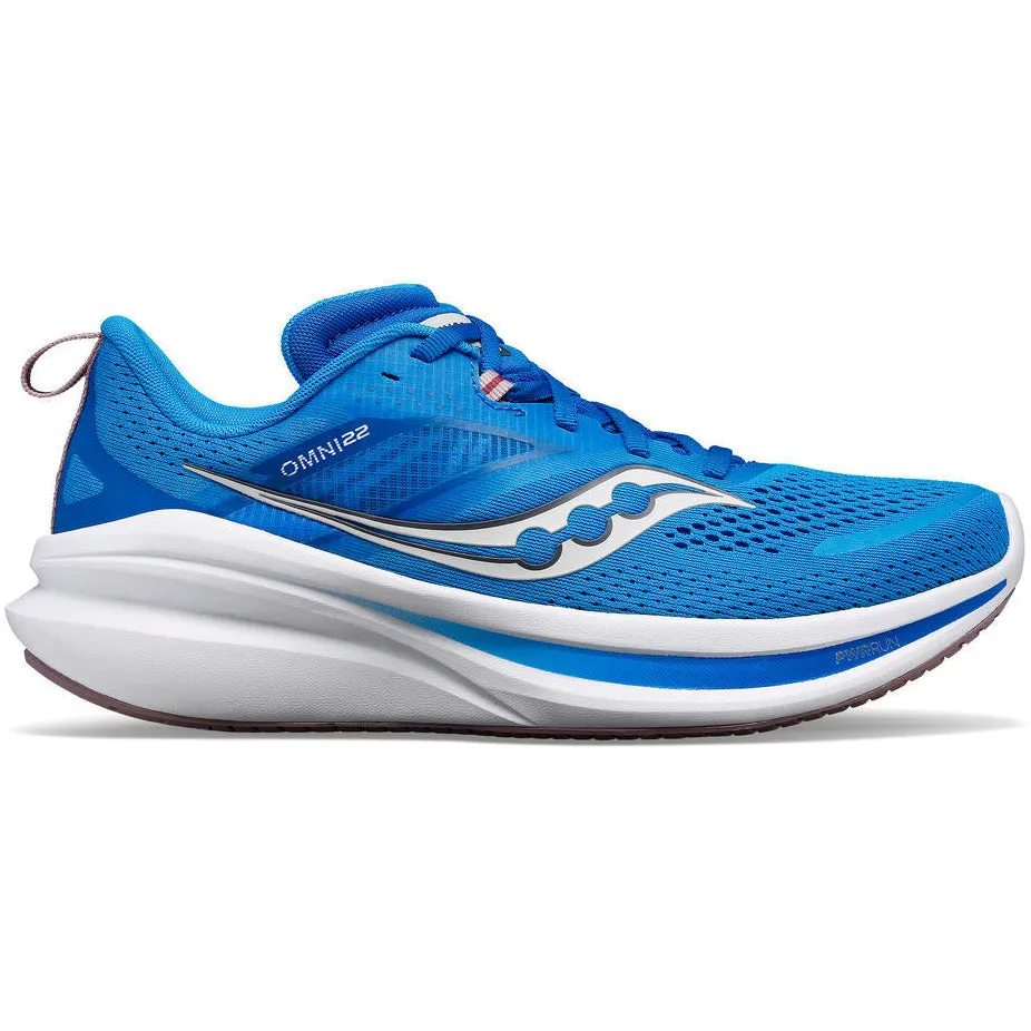 Saucony Women's Omni 22 Running Shoes Cobalt / Orchid