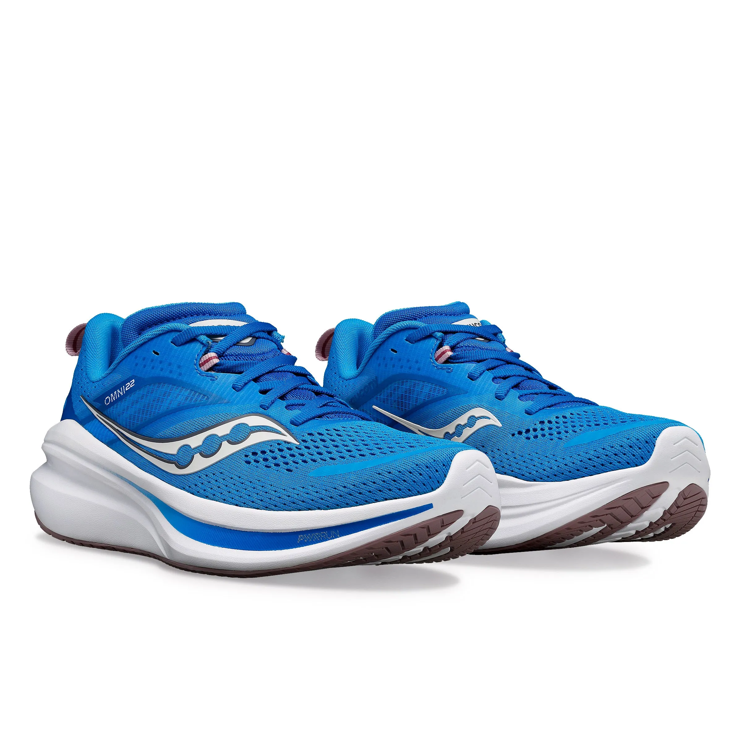 Saucony Women's Omni 22 Running Shoes Cobalt / Orchid