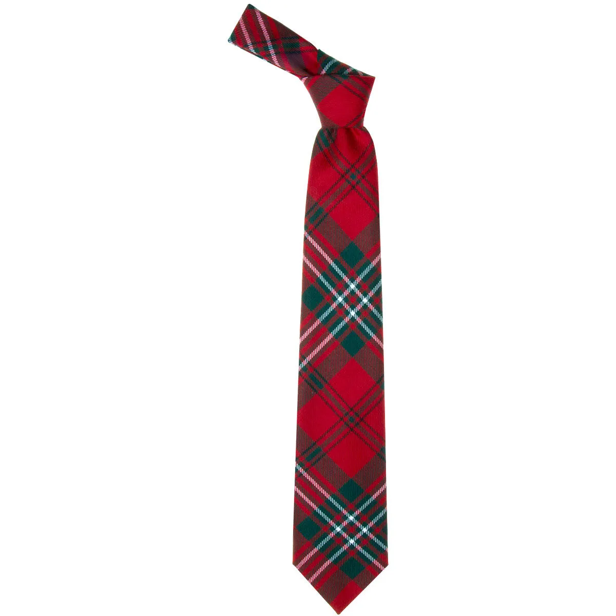 Scott Red Modern Tartan Tie