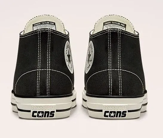 shoes Converse Cons Chuck Taylor All Star Pro Cut Off Mid - A02136/Black/Black/Egret