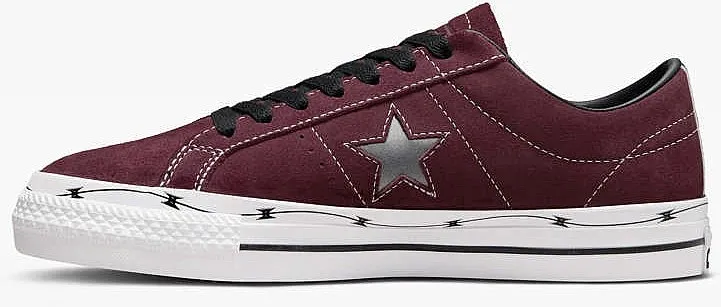 shoes Converse Cons One Star Pro Razor Wire OX - A05091/Deep Bordeaux/Black/White