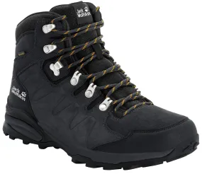 shoes Jack Wolfskin Refugio Texapore MID M - Phantom/Burly Yellow XT - men´s