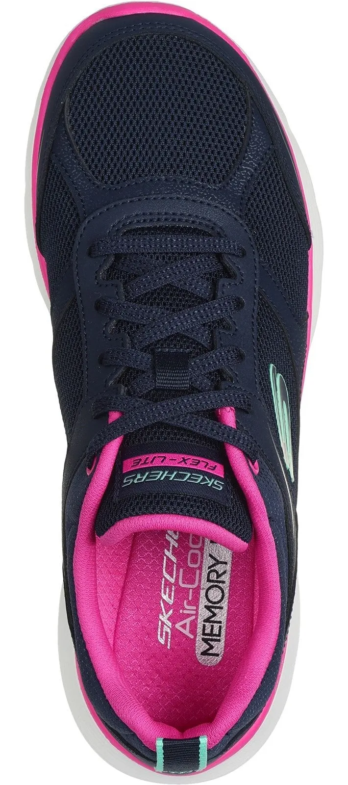 Skechers 150202 Flex Appeal 5 Fresh Touch Womens Lace Up Trainer