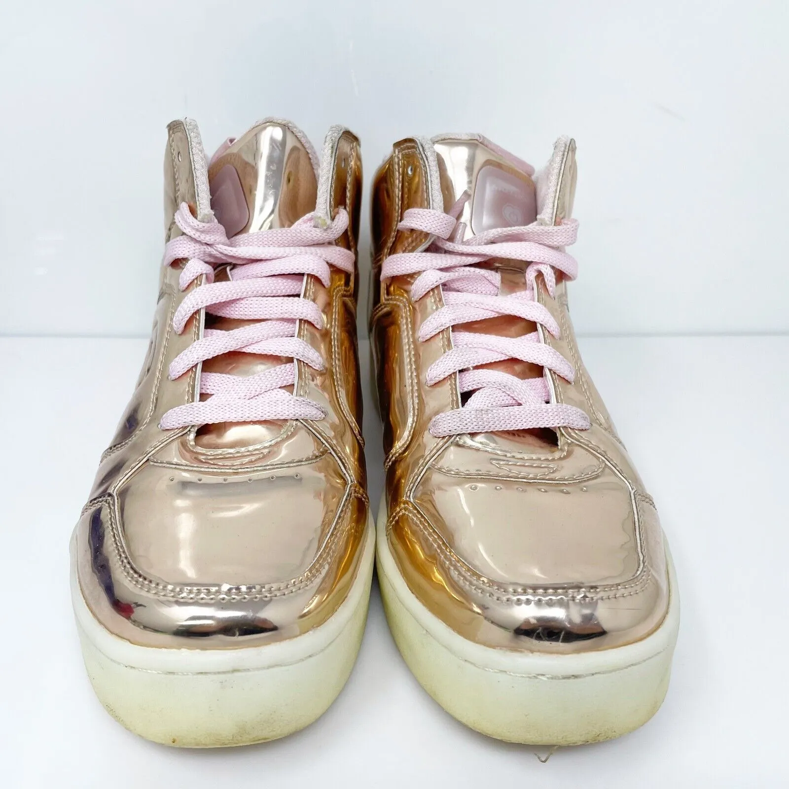 Skechers Girls Energy Lights 10771L Gold Casual Shoes Sneakers Size 5