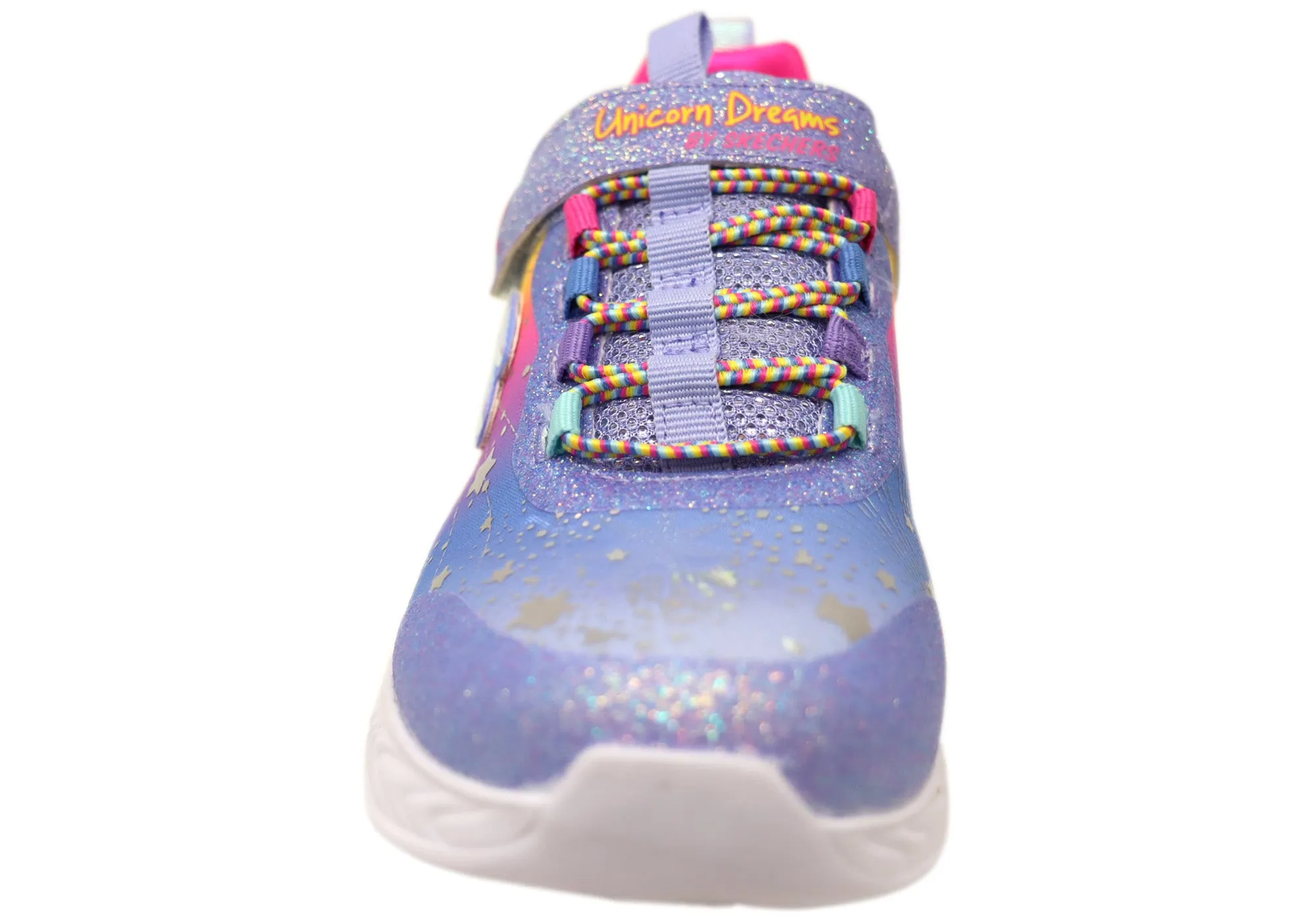 Skechers Kids Girls S Lights Unicorn Dreams Light Up Shoes