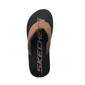 SKECHERS Men's Courtwald India Sandal (Brown)