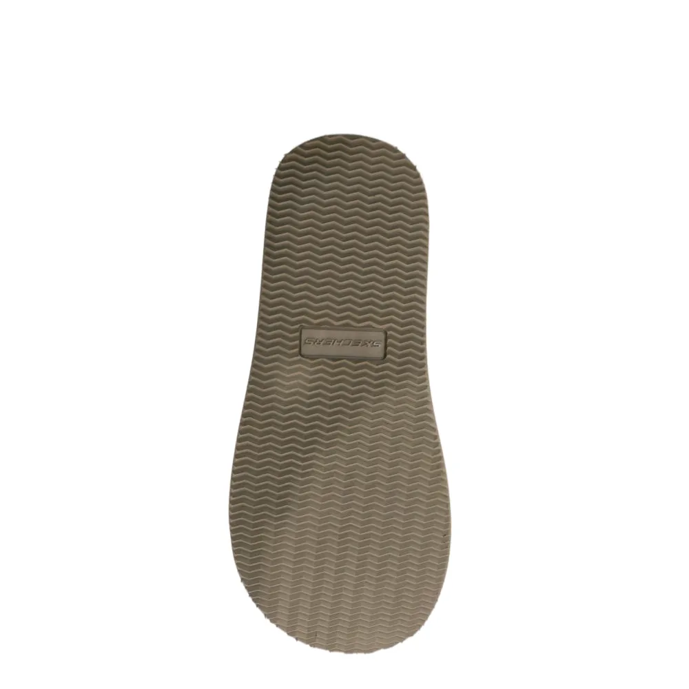 SKECHERS Men's Courtwald India Sandal (Taupe)