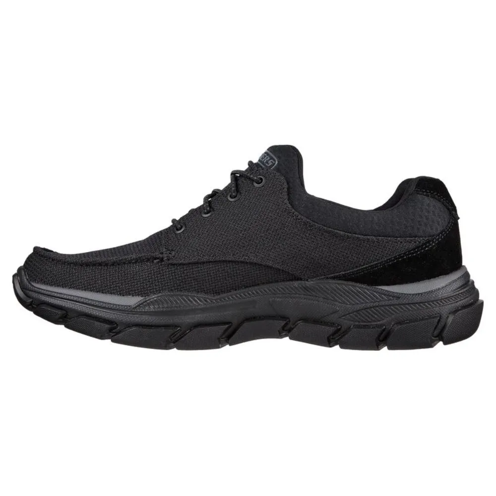 SKECHERS Men's Respected Sartell Running Shoe (Black)