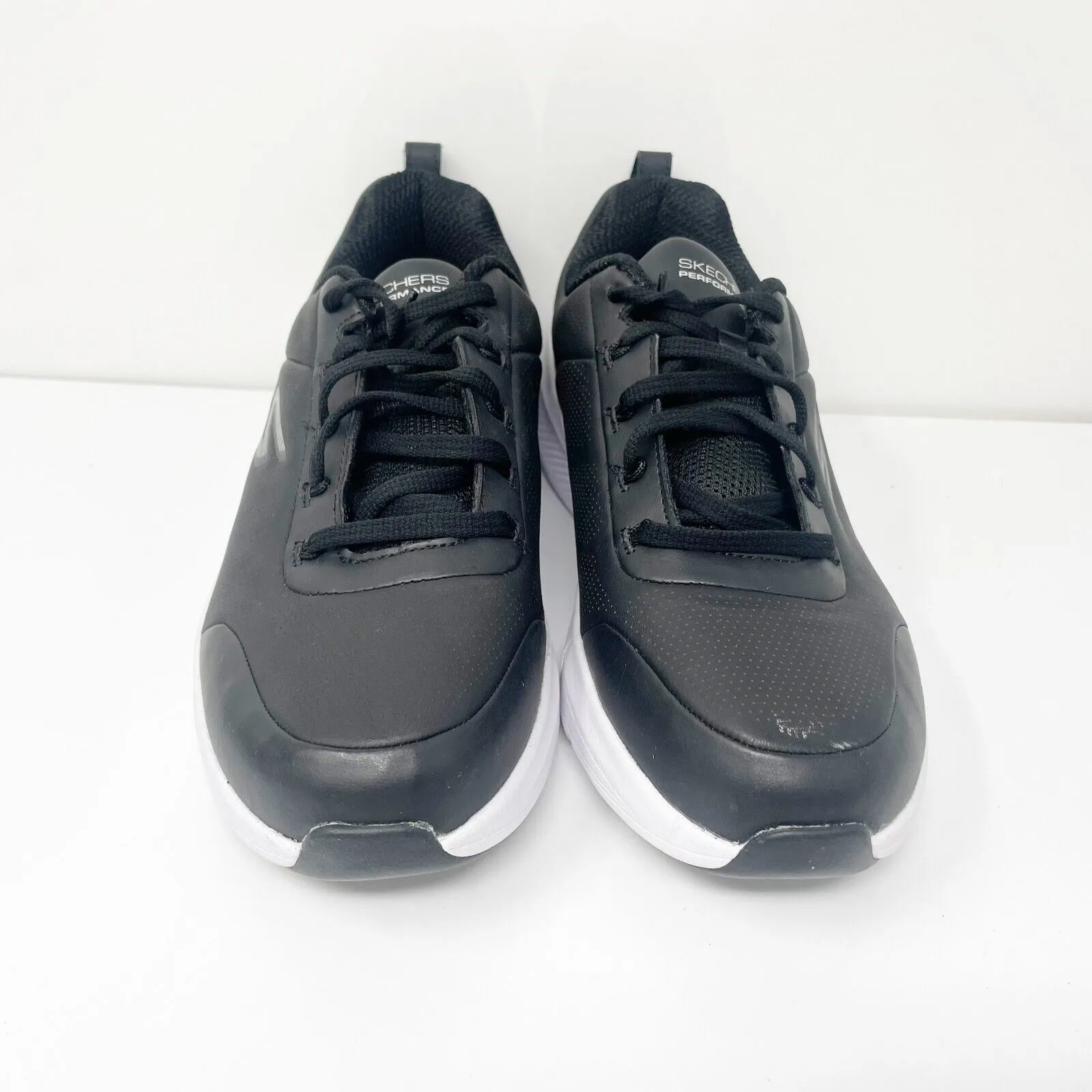 Skechers Womens Go Run Elevate 128340 Black Running Shoes Sneakers Size 8.5