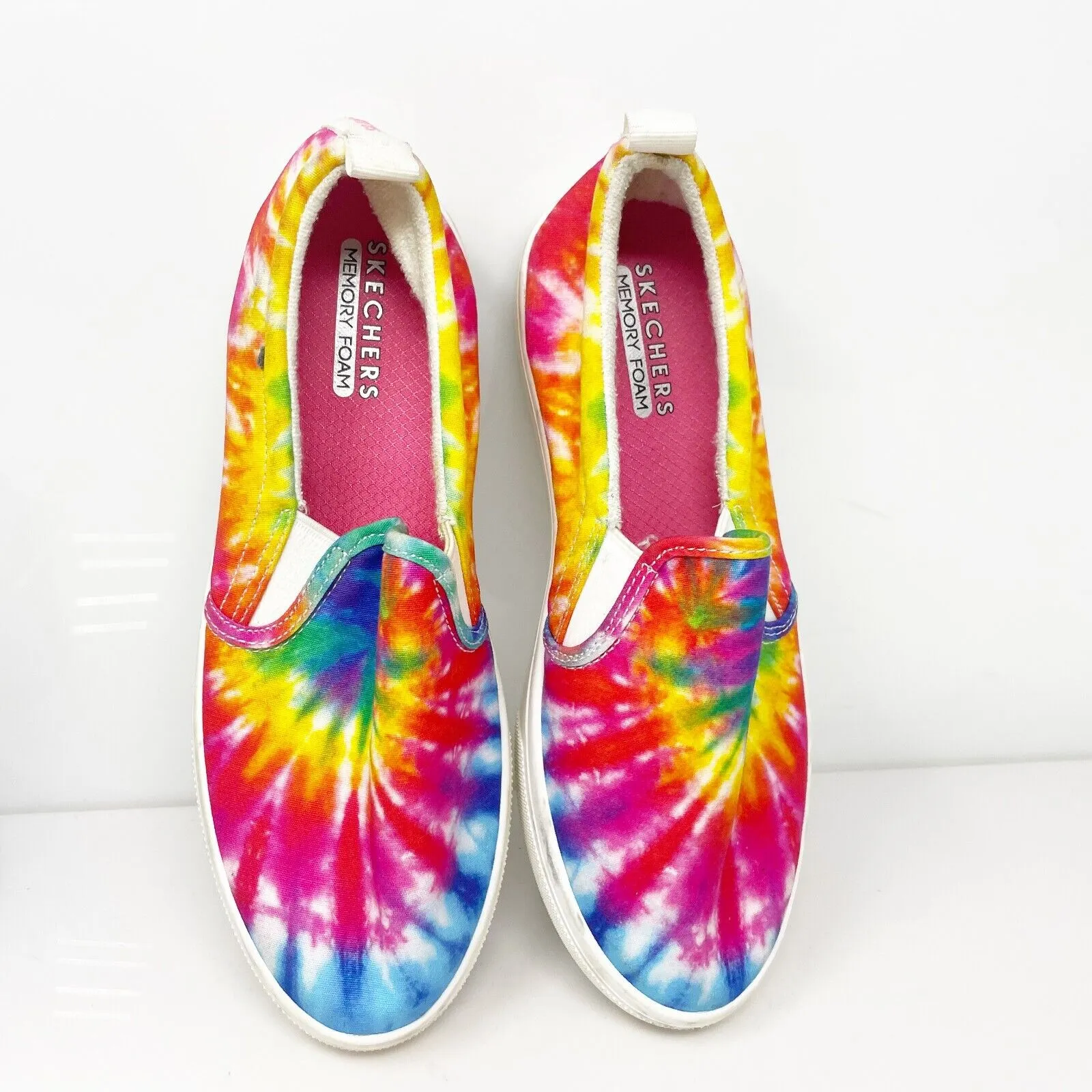 Skechers Womens Poppy Hippy Hype 155082 Multicolor Casual Shoes Sneakers Sz 8.5