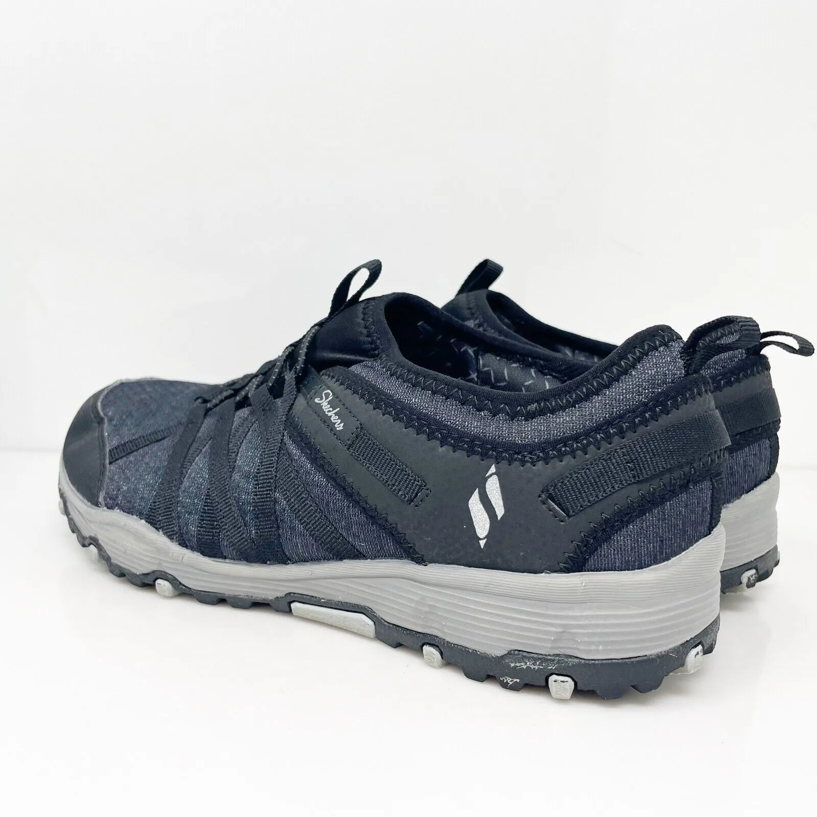 Skechers Womens Seager Hiker 158236 Black Running Shoes Sneakers Size 8