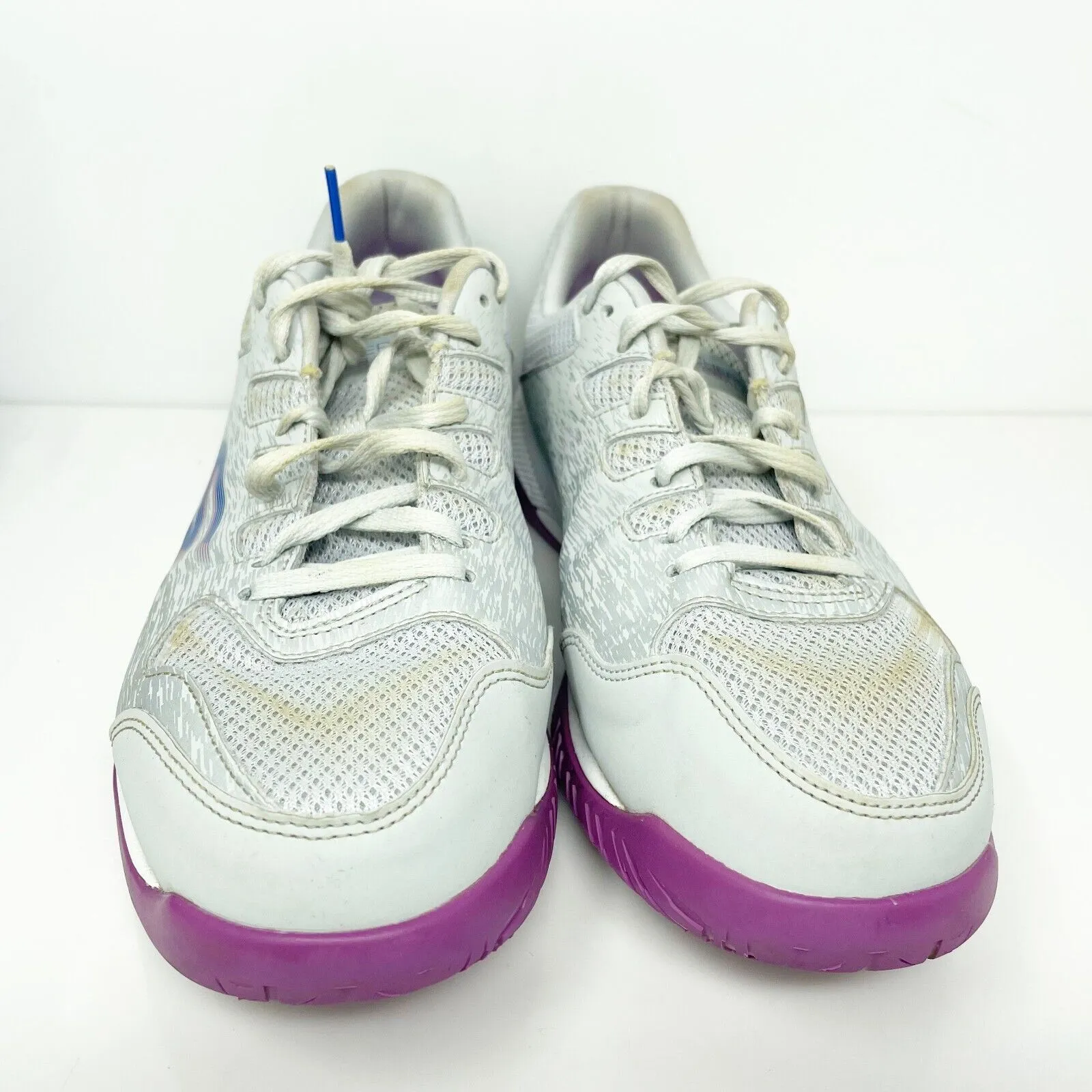 Skechers Womens Viper Court 172070 Gray Running Shoes Sneakers Size 9.5