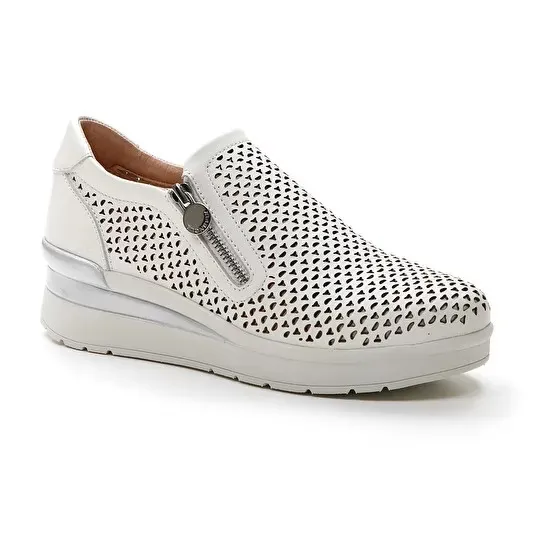 SLIP-ON STONEFLY CREAM 25 NAPPA LTH STEAM GREY 217293 346