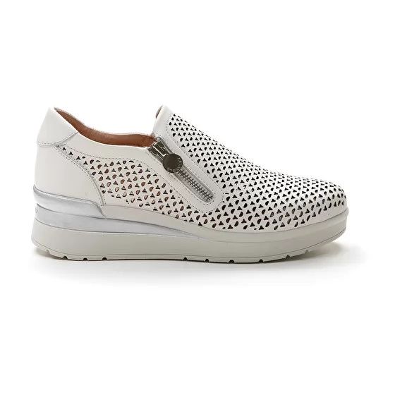 SLIP-ON STONEFLY CREAM 25 NAPPA LTH STEAM GREY 217293 346