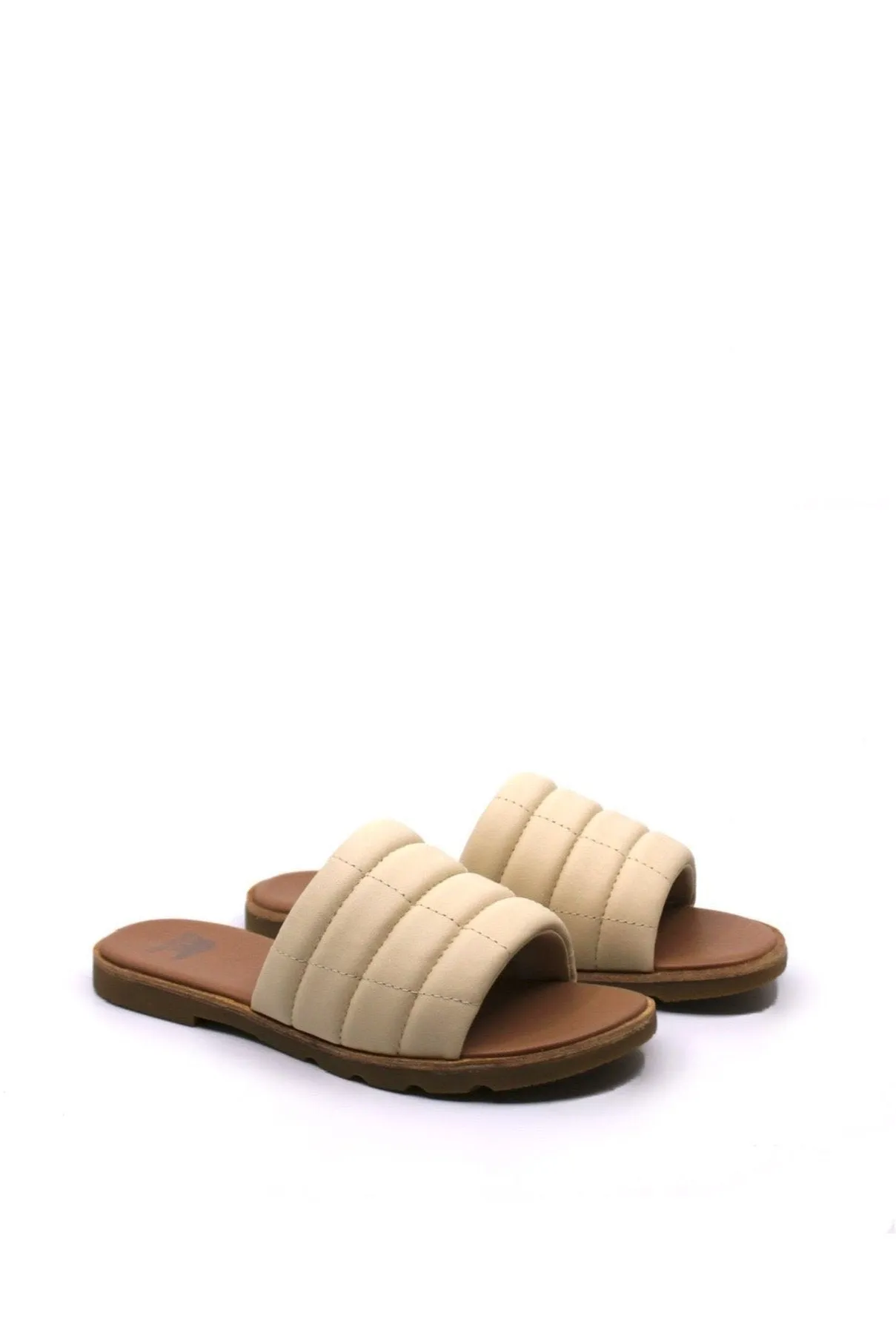 Sorel Ella III Slide Honey White/Gum