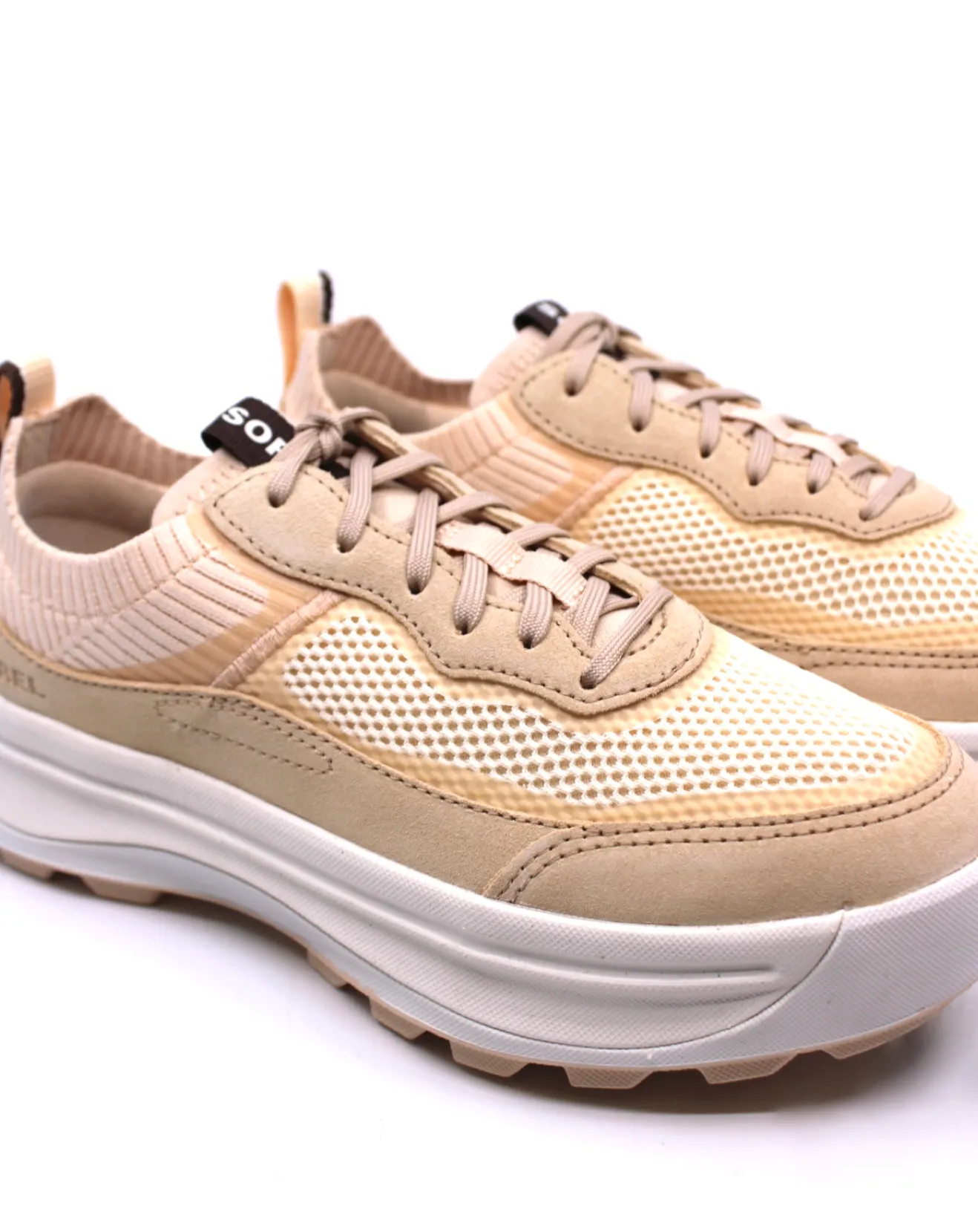 Sorel ONA 503 Knit Low White Peach/Nova Sand