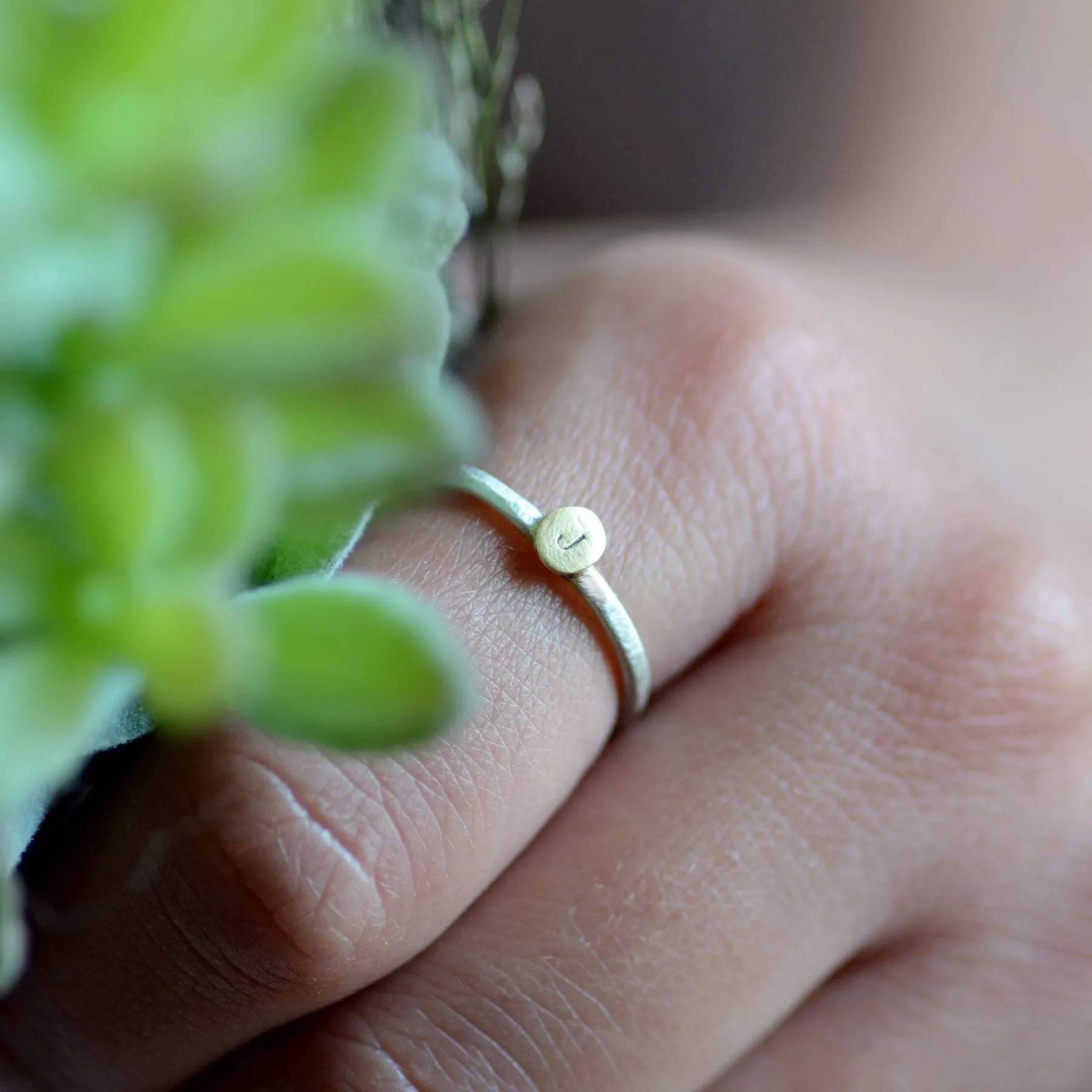 Sterling and Gold Stacking Initial Rings *Discounts for multiples!*