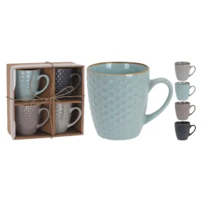 Stoneware Mug Set of 4