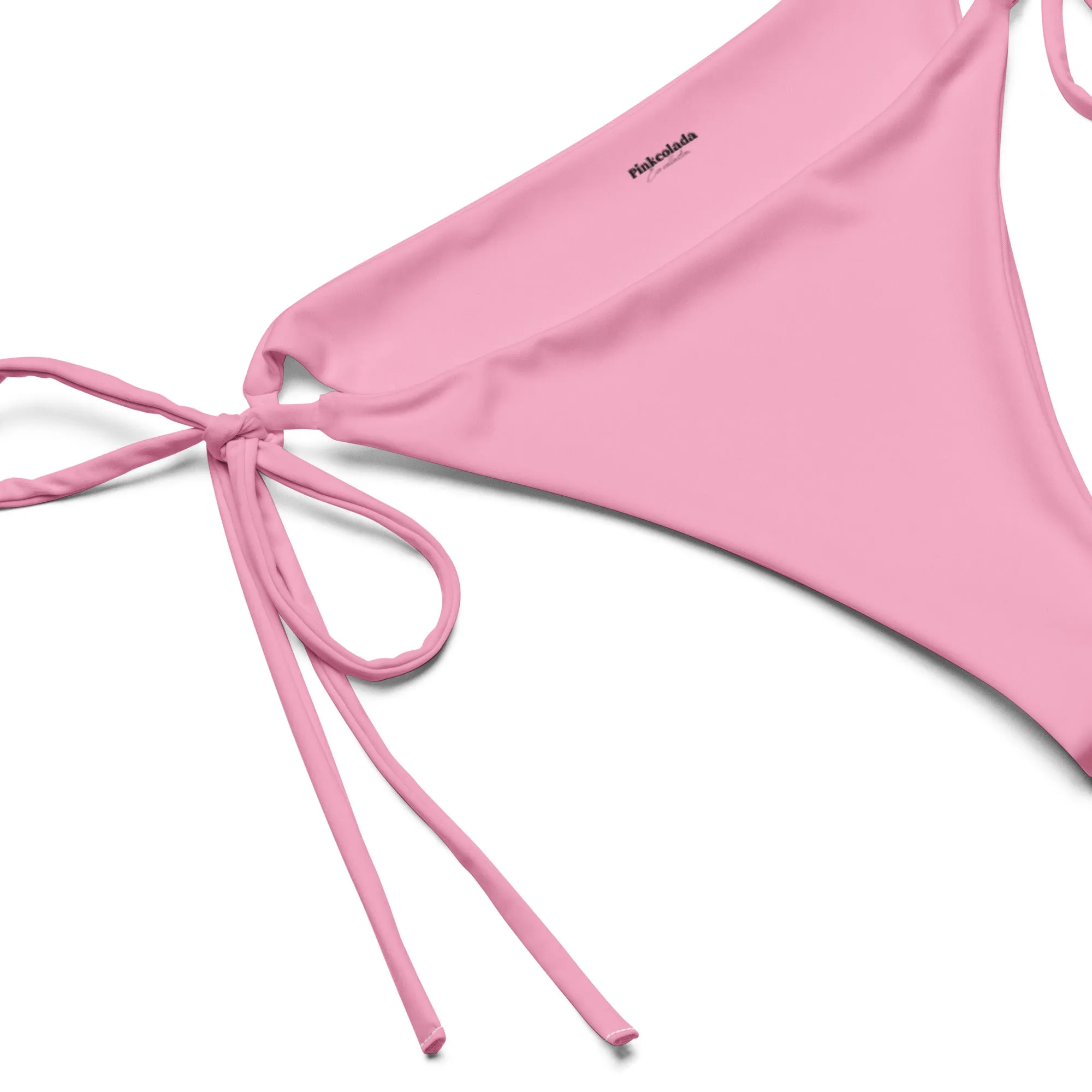 STRING BIKINI BOTTOM ECO - FAIRY FLOSS PINK