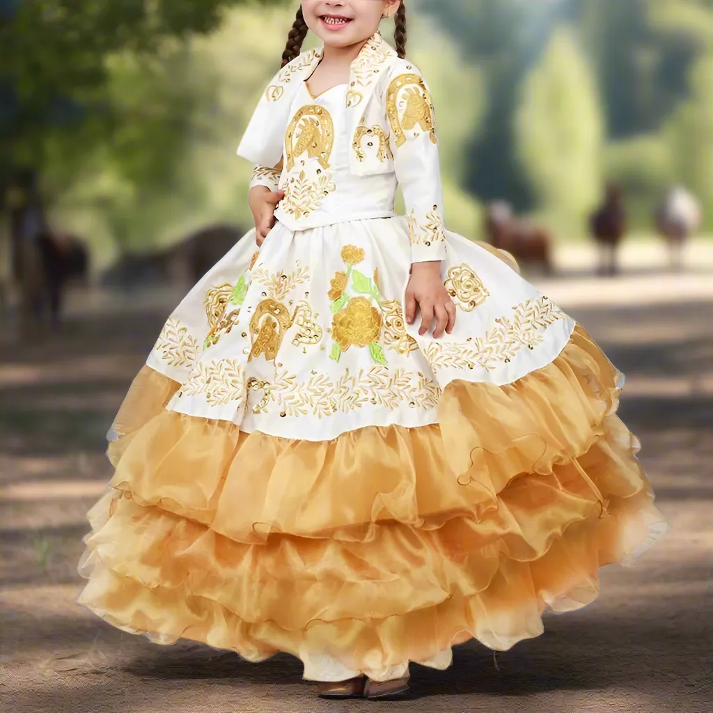 Traje Charro de Niña KS-76249 - Charro Suit for Girls