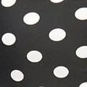 Unique Vintage Black & White Dot Marlene Crop Swim Top