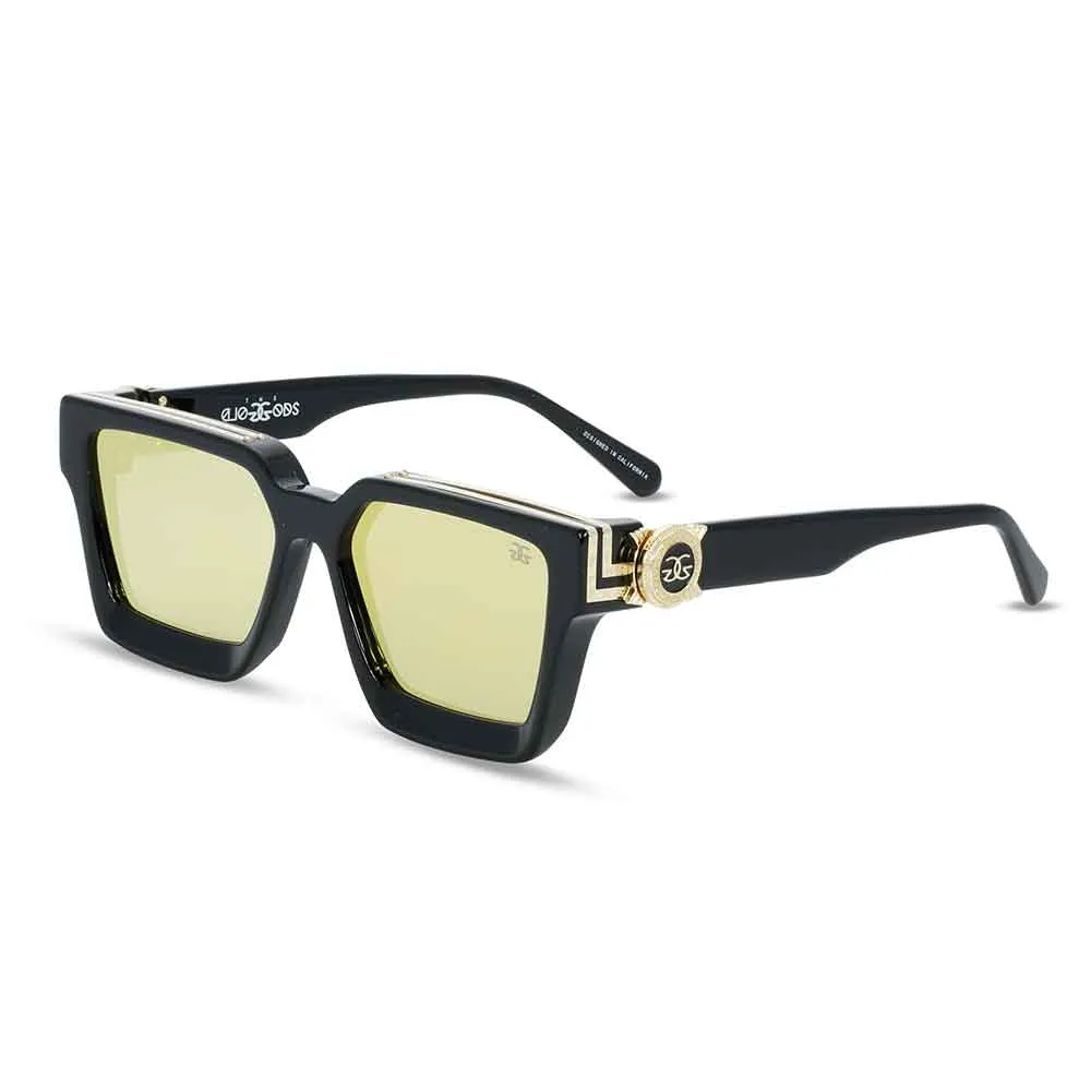 Virgil Glossy Black Sunglasses