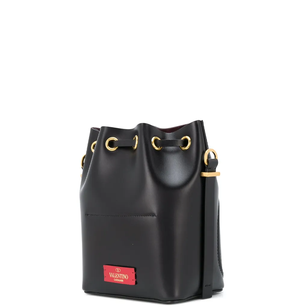 VLogo Bucket Bag, Black