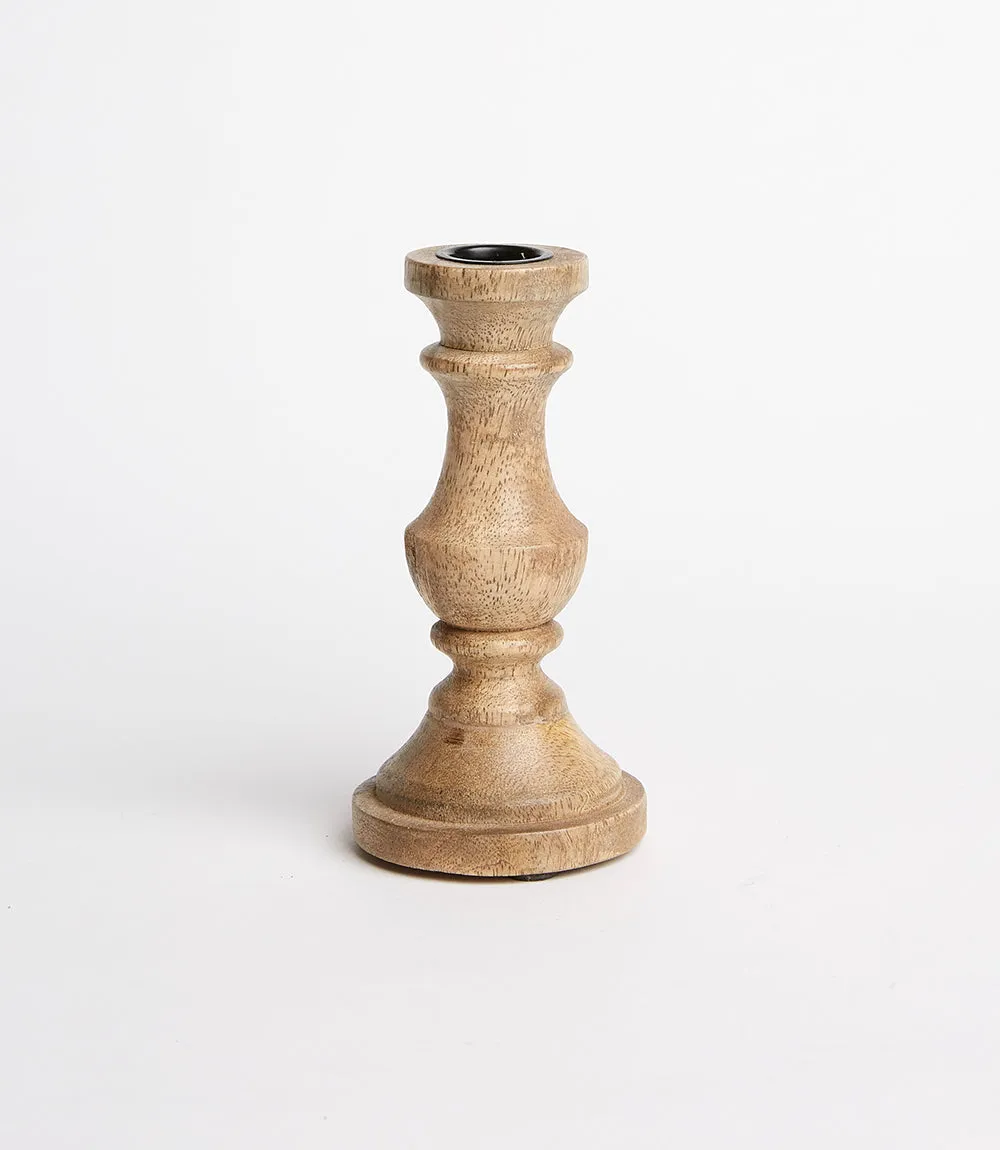 Wooden Candlestick