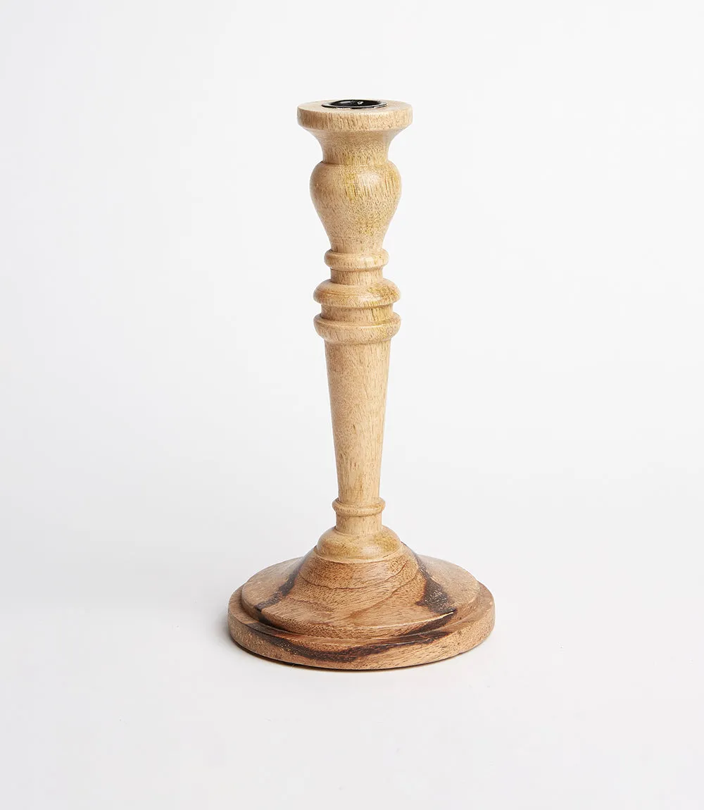 Wooden Candlestick