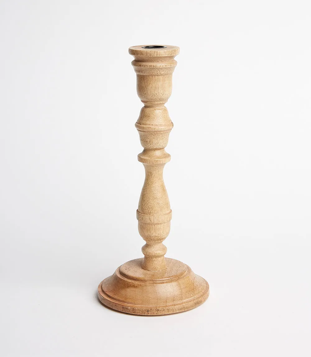 Wooden Candlestick